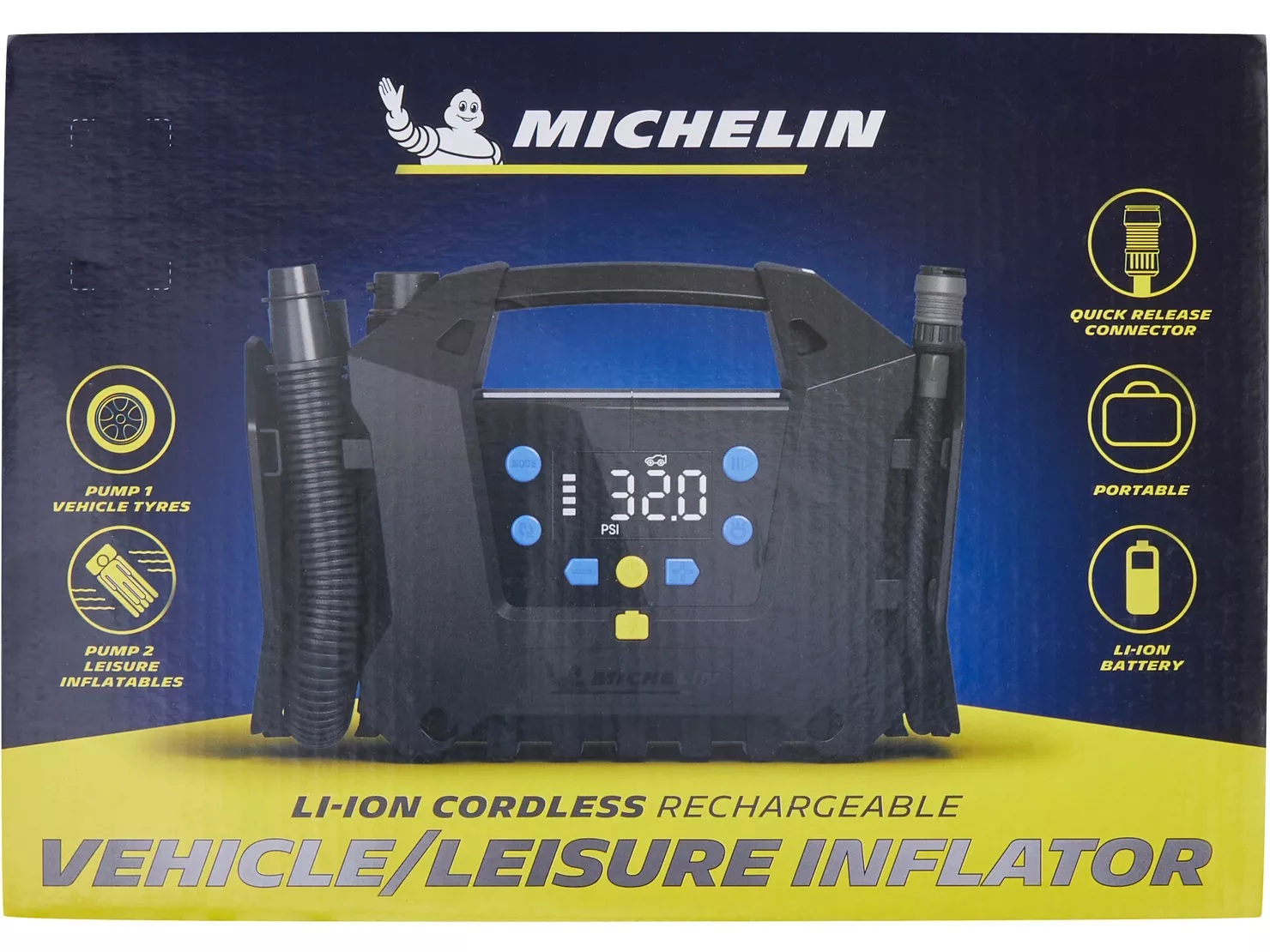 Michelin Multifunction Cordless Inflator